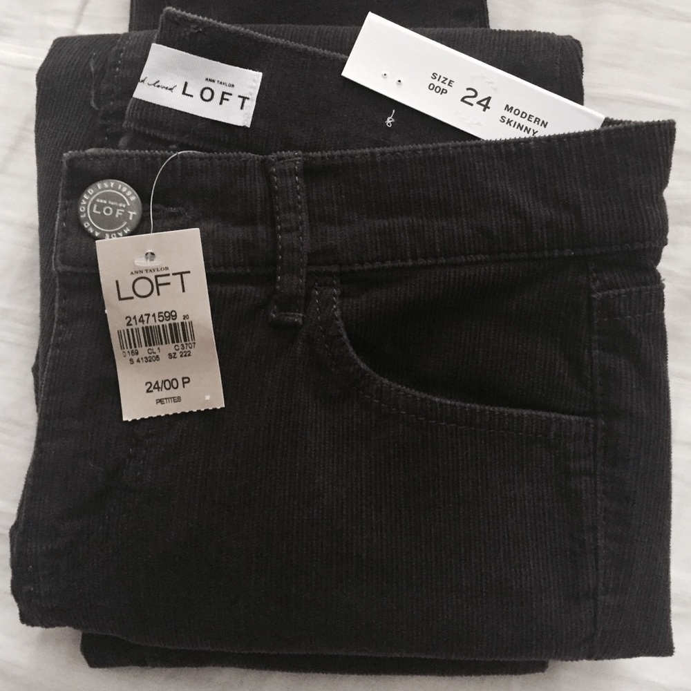 New brushed skinny corduroy